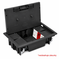 83006 CAT: Podlahov� box - 12 modulov, antracit