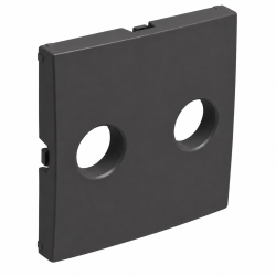 90713 TIS: Kryt audio z�s. so skrut.svorkou, �ed�