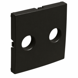 90713 TPM: Kryt audio z�s. so skrut.svorkou, �ierna