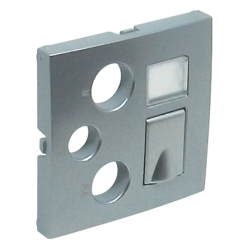 90770 TAL: Kryt multim. z�suvky R-TV-SAT RJ45/R-TV-SAT - RJ45-FO, hlin�kov�
