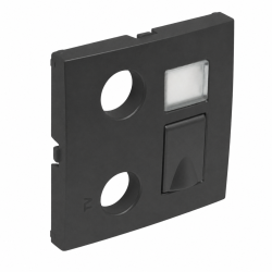 90774 TIS: Kryt z�suvky R-TV-RJ45, �ed�