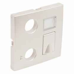 90774 TPE: Kryt z�suvky R-TV-RJ45, perle�ov�