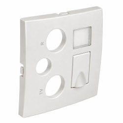 90770 TGE: Kryt multim. z�suvky R-TV-SAT RJ45/R-TV-SAT - RJ45-FO, �adov�