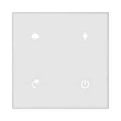4-kan�lov� dotykov� ovl�da� GSB3-40/SW biela so symbolmi - (star�� HW)