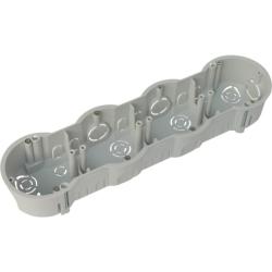 Krabica in�tala�n� KUP 68 LP/4 SK 286x73x45mm 4-n�sobn� do dutej steny siv�