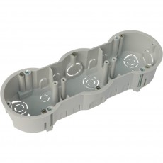 Krabica in�tala�n� KUP 68 LP/3 SK 215x73x45mm 3-n�sobn� do dutej steny siv�